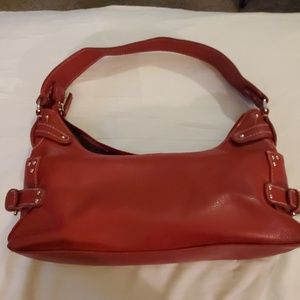 Small red under the arm bag from a.n.a.